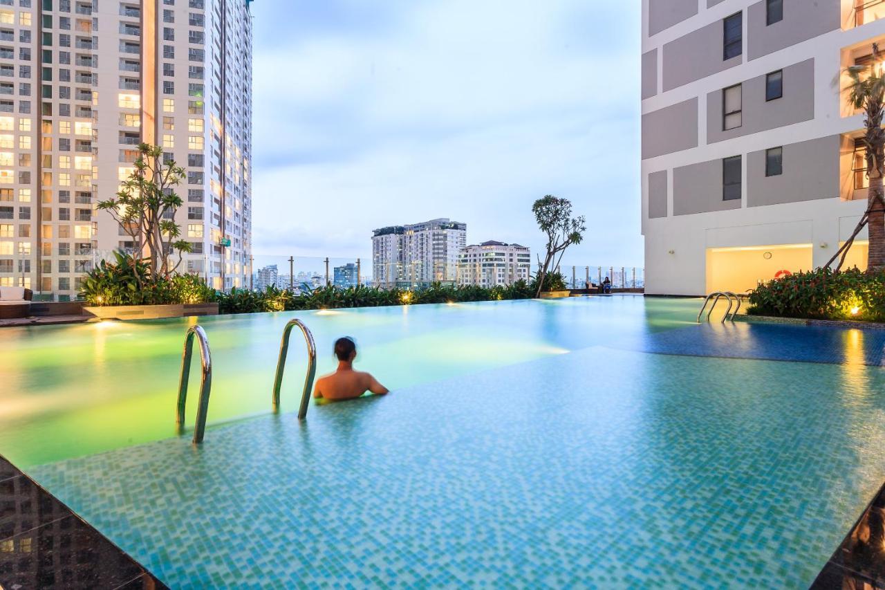 Yo'S Homes Rivergate Apartment Infinity Pool Near District 1 胡志明市 外观 照片