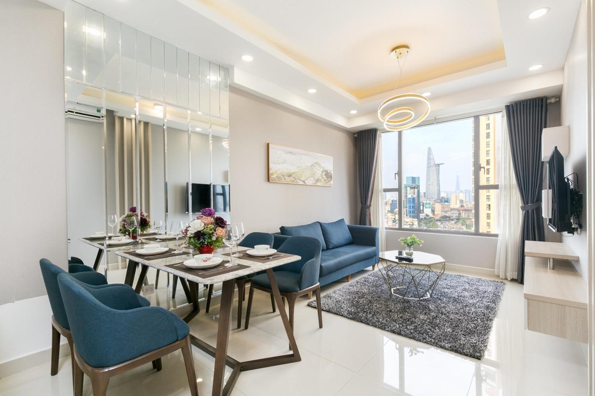 Yo'S Homes Rivergate Apartment Infinity Pool Near District 1 胡志明市 外观 照片