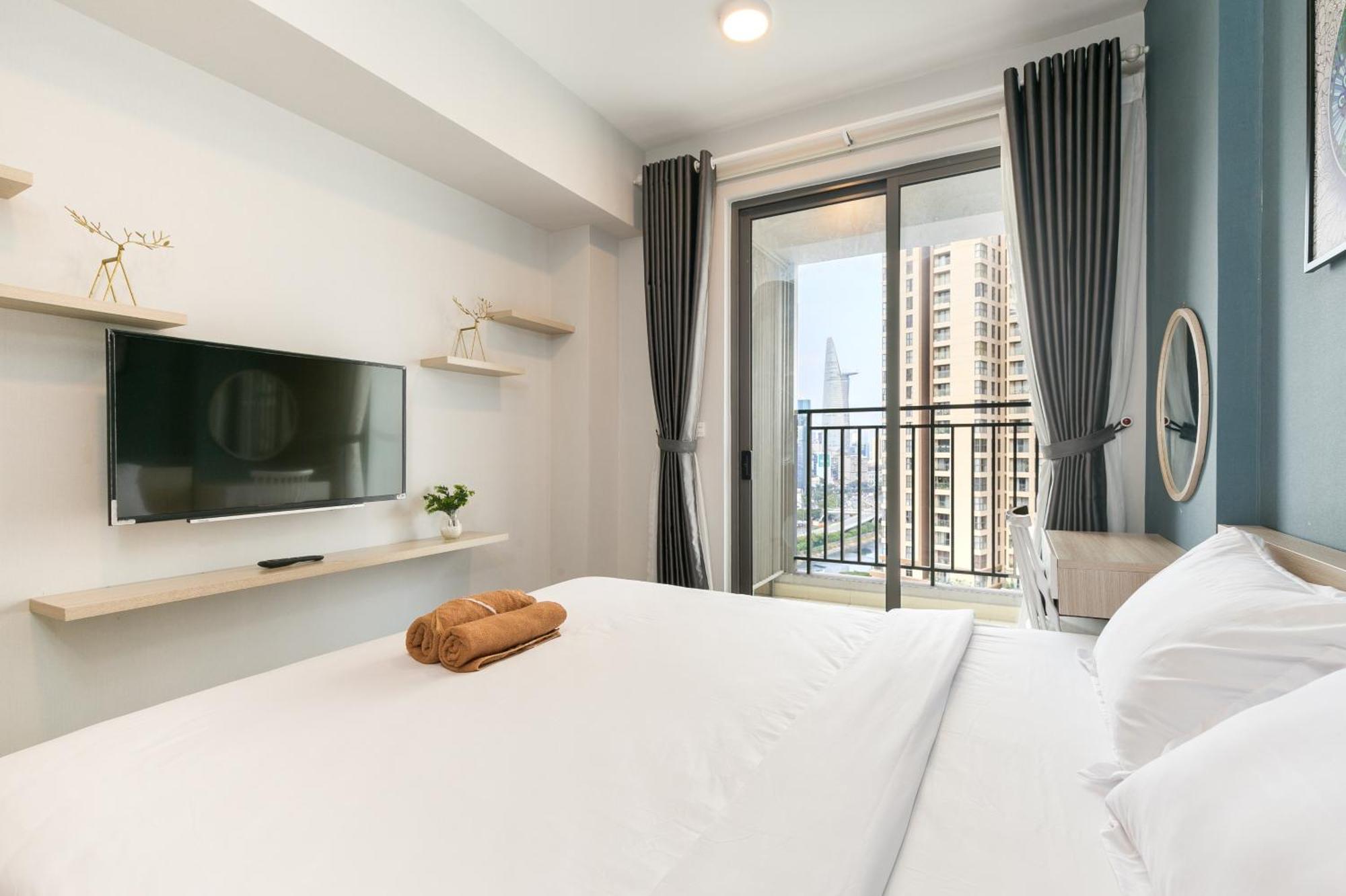 Yo'S Homes Rivergate Apartment Infinity Pool Near District 1 胡志明市 外观 照片